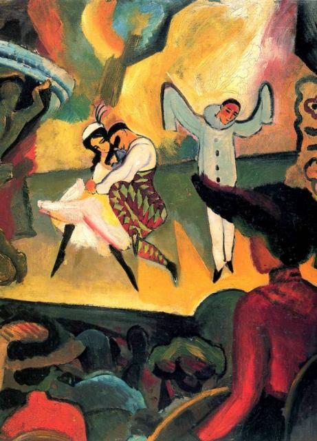 August Macke, Ballet Russes, 1912